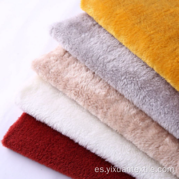 Mantenga la tela de vellón micro-polar de textura fina cálida
